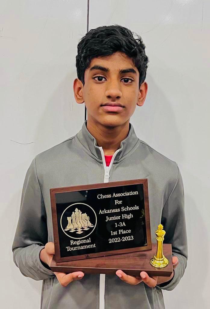 Student in blue t-shirt