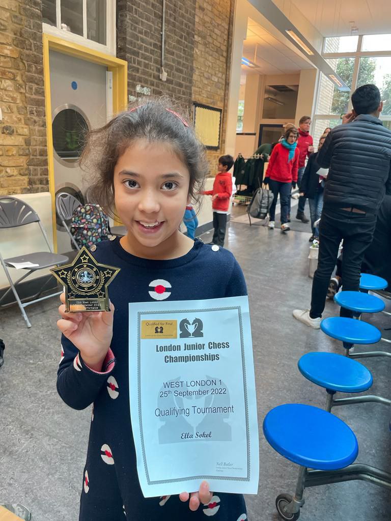 Student with certificate