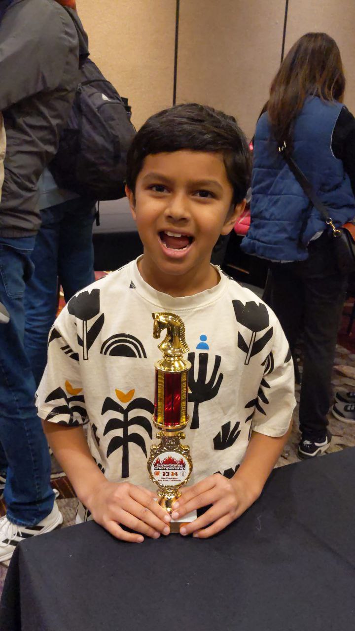 Student in white shirt